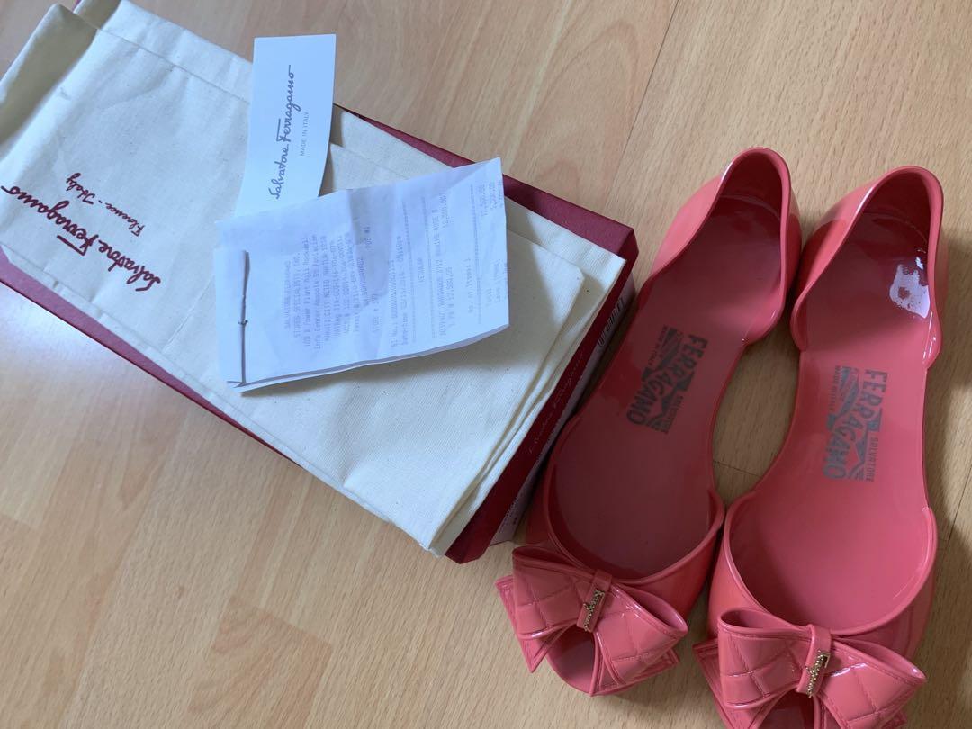 Authentic Salvatore Ferragamo Barbados sandals (Category: Flats & Sandals) located in Manila. Submitted by littleempress (Listing ID 237903061, Image 1). Description: Guaranteed authentic with receipt, used a couple of times only Complete with box, dustbag and cards Size 38 No ridiculous price haggling, for sure buyers only Payment thru BDO and BPI bank deposit only Shipping via LBC.