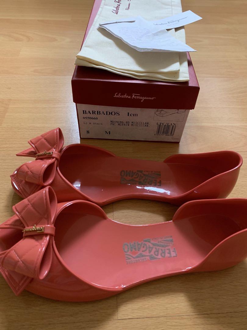 Authentic Salvatore Ferragamo Barbados sandals (Category: Flats & Sandals) located in Manila. Submitted by littleempress (Listing ID 237903061, Image 2). Description: Guaranteed authentic with receipt, used a couple of times only Complete with box, dustbag and cards Size 38 No ridiculous price haggling, for sure buyers only Payment thru BDO and BPI bank deposit only Shipping via LBC.