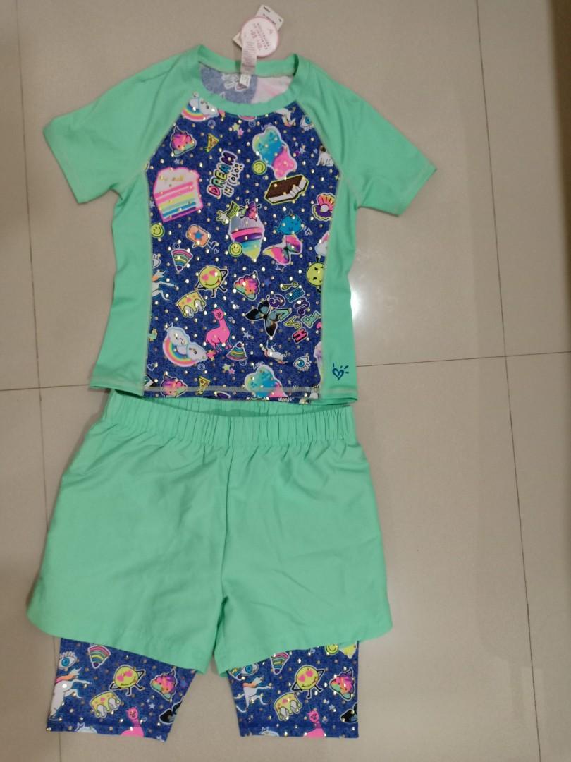 Baju Renang Anak Atasan Size 7 Celana Size 12 Bayi Anak Baju Anak Perempuan 8 Hingga 12 Tahun Di Carousell