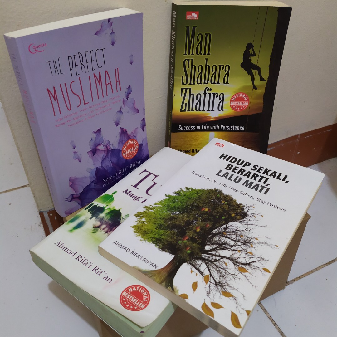 Maugopay Buku Motivasi Islami Ahmad Rifa I Rifan 4 Buku Buku Alat Tulis Buku Di Carousell