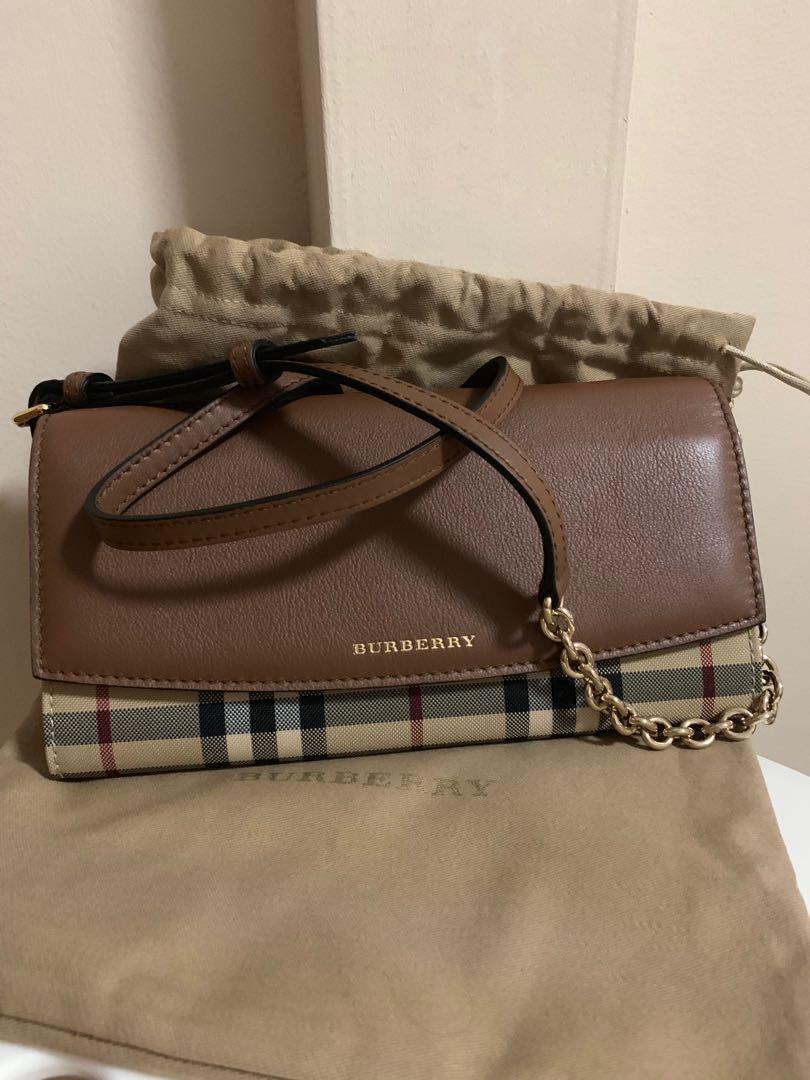 burberry bag with chain