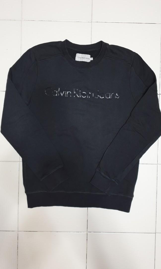 calvin klein jeans black jumper