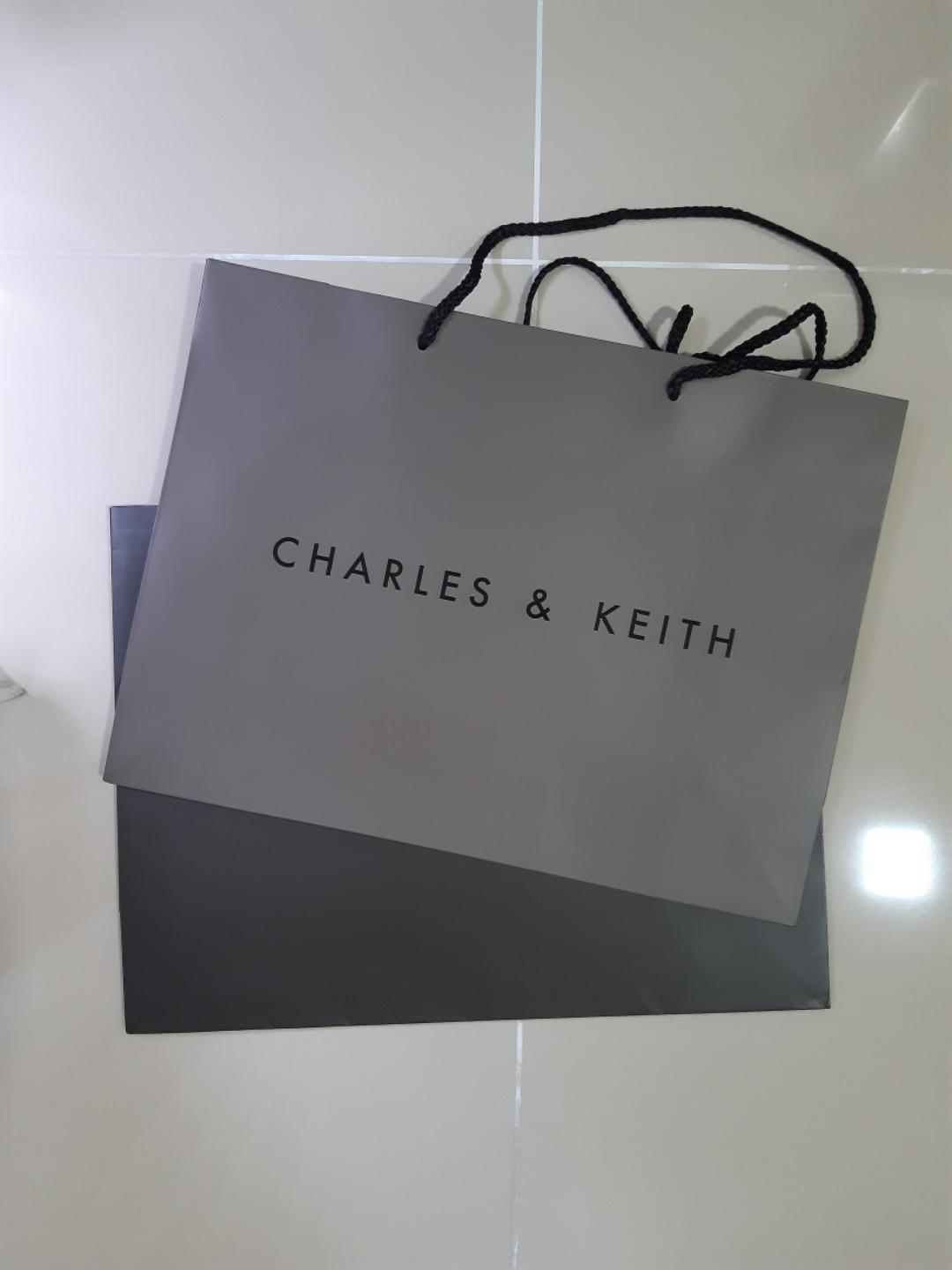 Paper bag charles and keith 2019 sales
