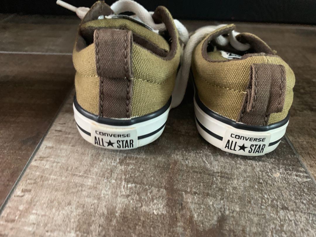 green converse baby shoes