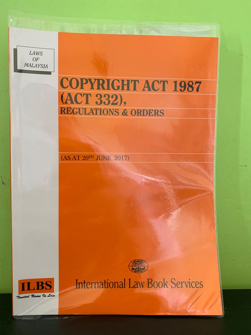 Copyright Act 1987 Textbooks On Carousell