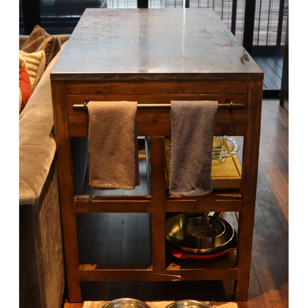 Bluestone Reclaimed Wood Kitchen Island Kitchen Trolley Furniture