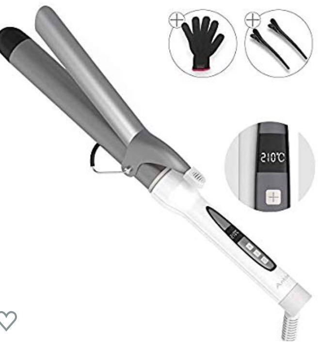Curling Wand Anbber Curling Tongs 32mm Curling Iron Ceramic