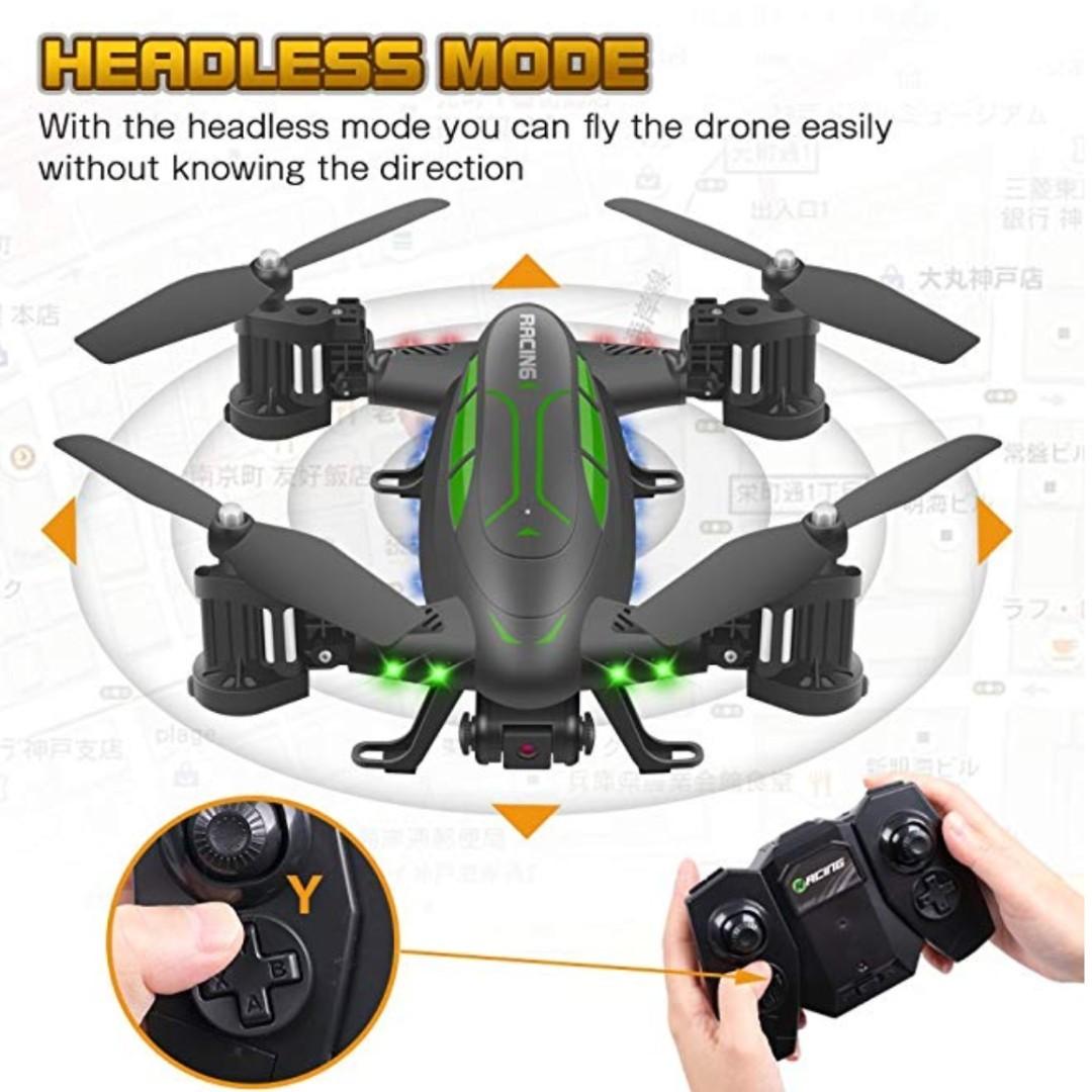DNYCF RC Drones for Kids, Drone with 720P Live Camera, Rolytoy Remote