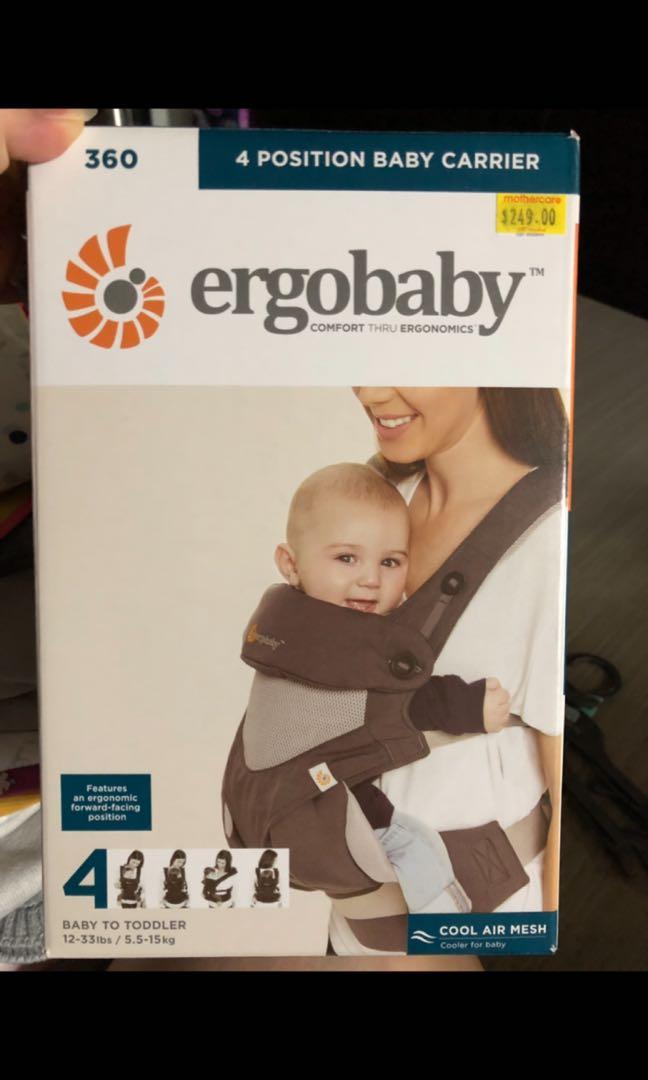 Ergo Baby 360 Carrier, Babies & Kids, Going Out, Carriers & Slings on