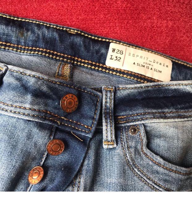 Esprit Denim (Category: Other Bottoms) located in Iligan City. Submitted by hello_imaliah (Listing ID 237833667, Image 1). Description: Original Esprit Denim Runs small Used twice only Can pass as new.