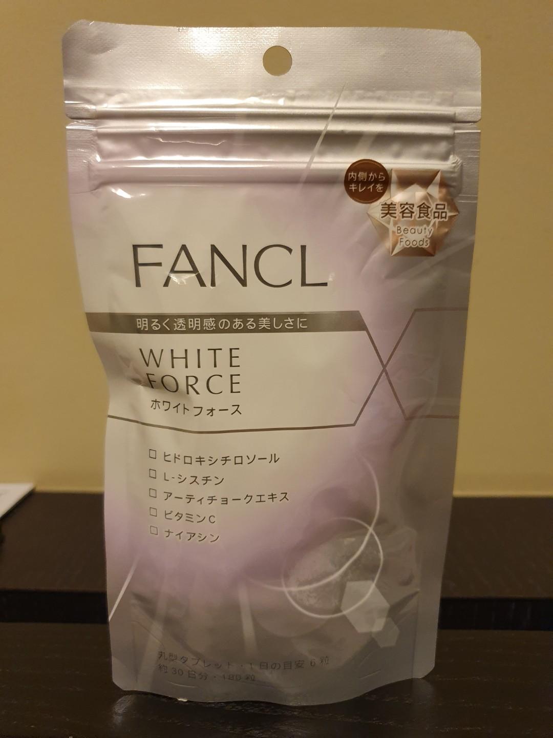 Fancl White Force Supplement Health Beauty Face Skin Care On Carousell