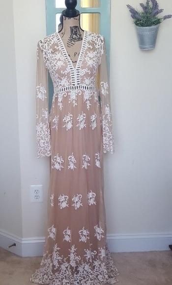 forever 21 lace maxi dress