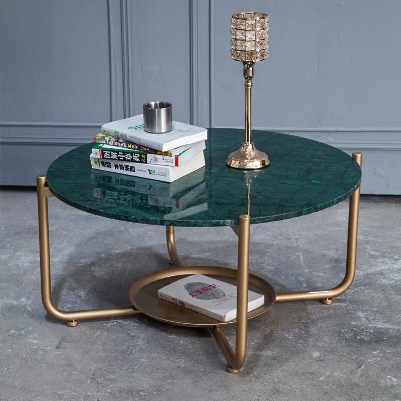 Green Marble Coffee Table / Green Marble Coffee Table 64