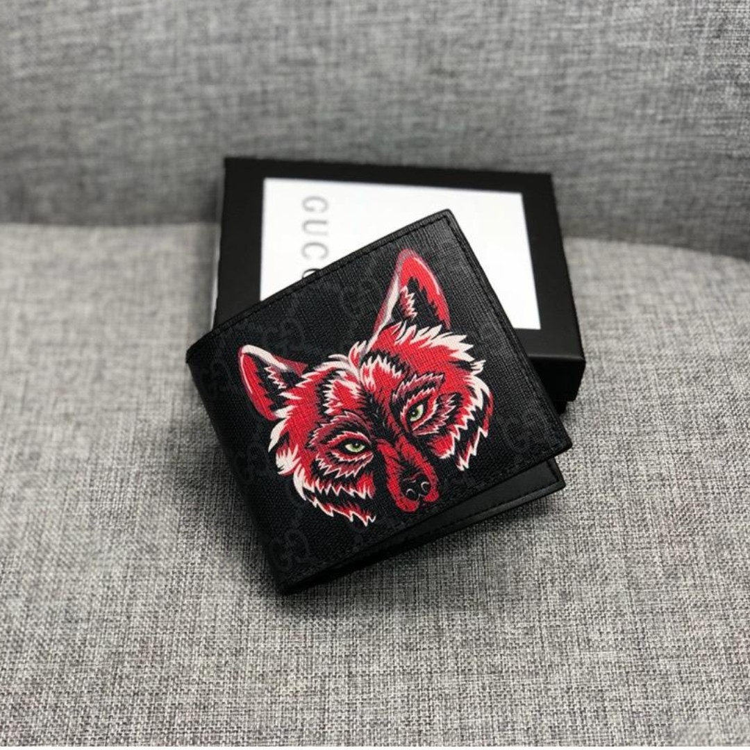 Gucci wolf wallet clearance