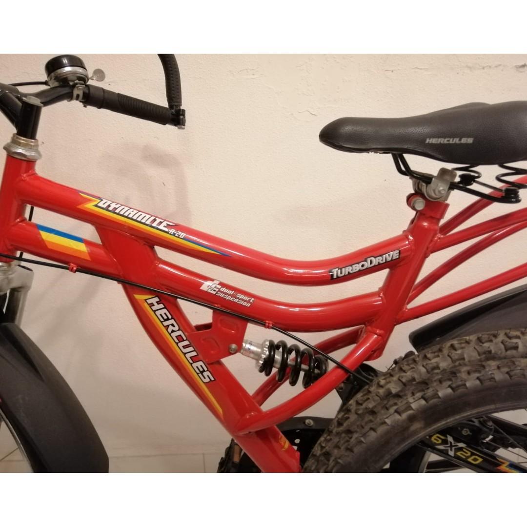 Hercules turbo drive cycle tyre clearance