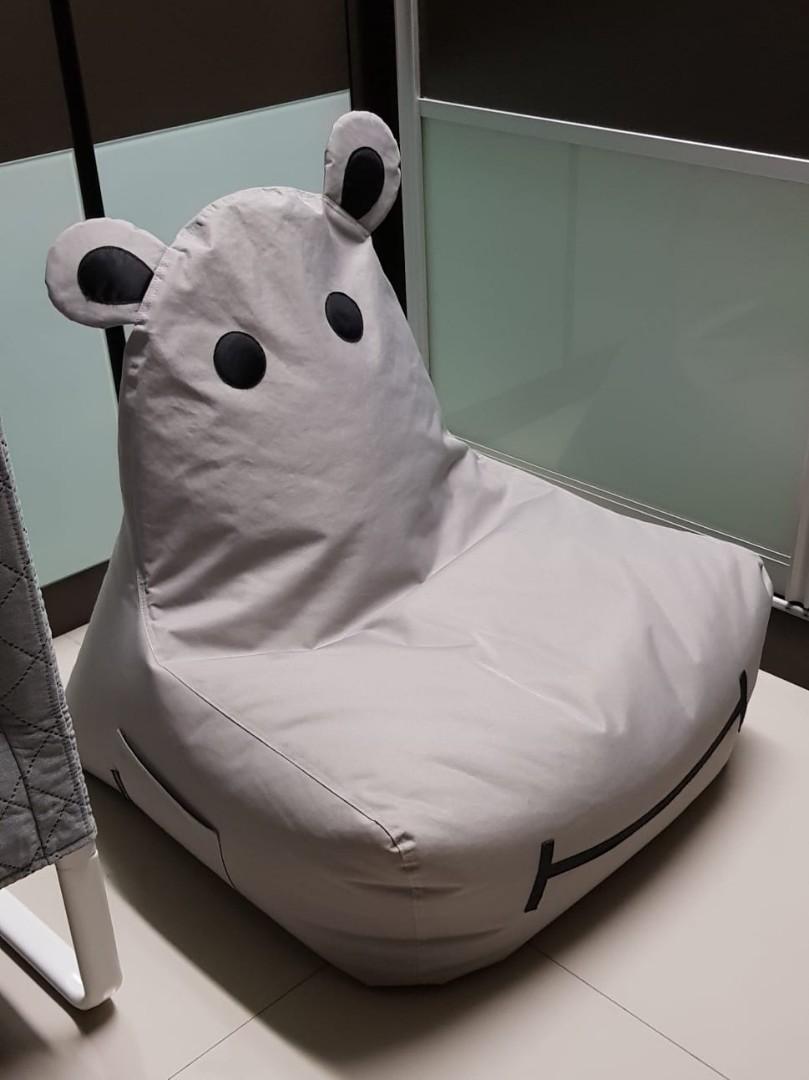 Hippo Bean Bag Furniture Home Living Cleaning Homecare Supplies Waste Bins Bags on Carousell