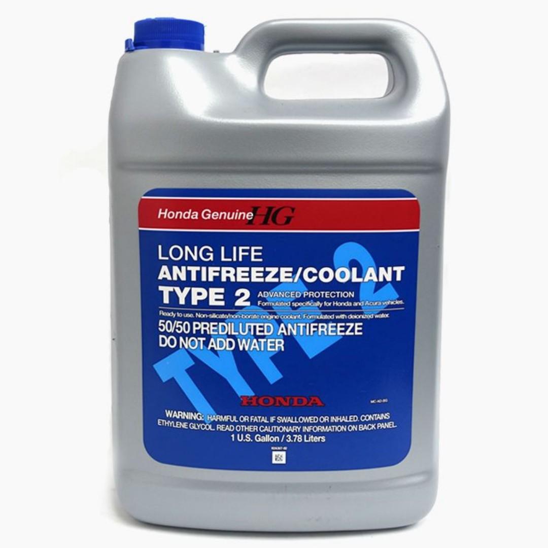 HONDA GENUINE LONG LIFE COOLANT 0L9999011 BLUE ANTIFREEZE COOLANT TYPE