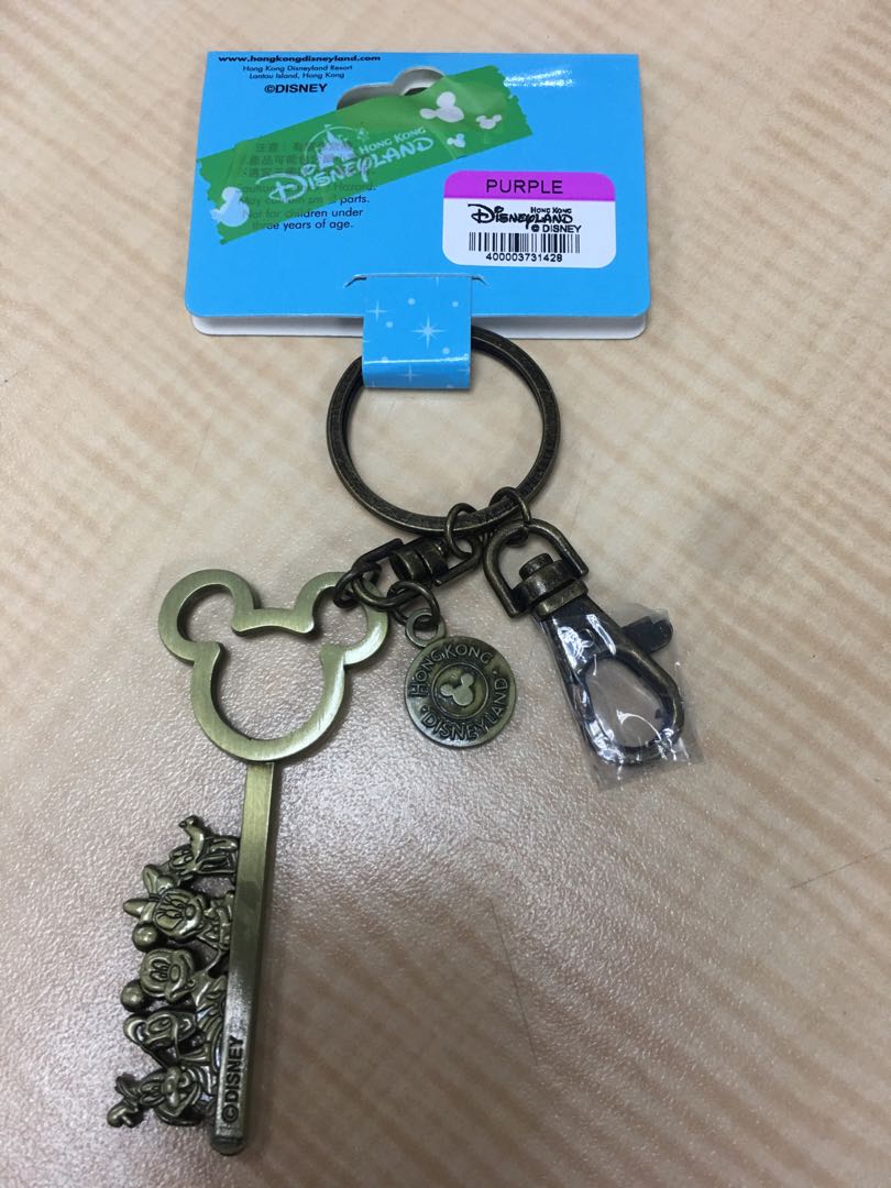 Original Hong Kong Disneyland keychain, Hobbies & Toys, Collectibles