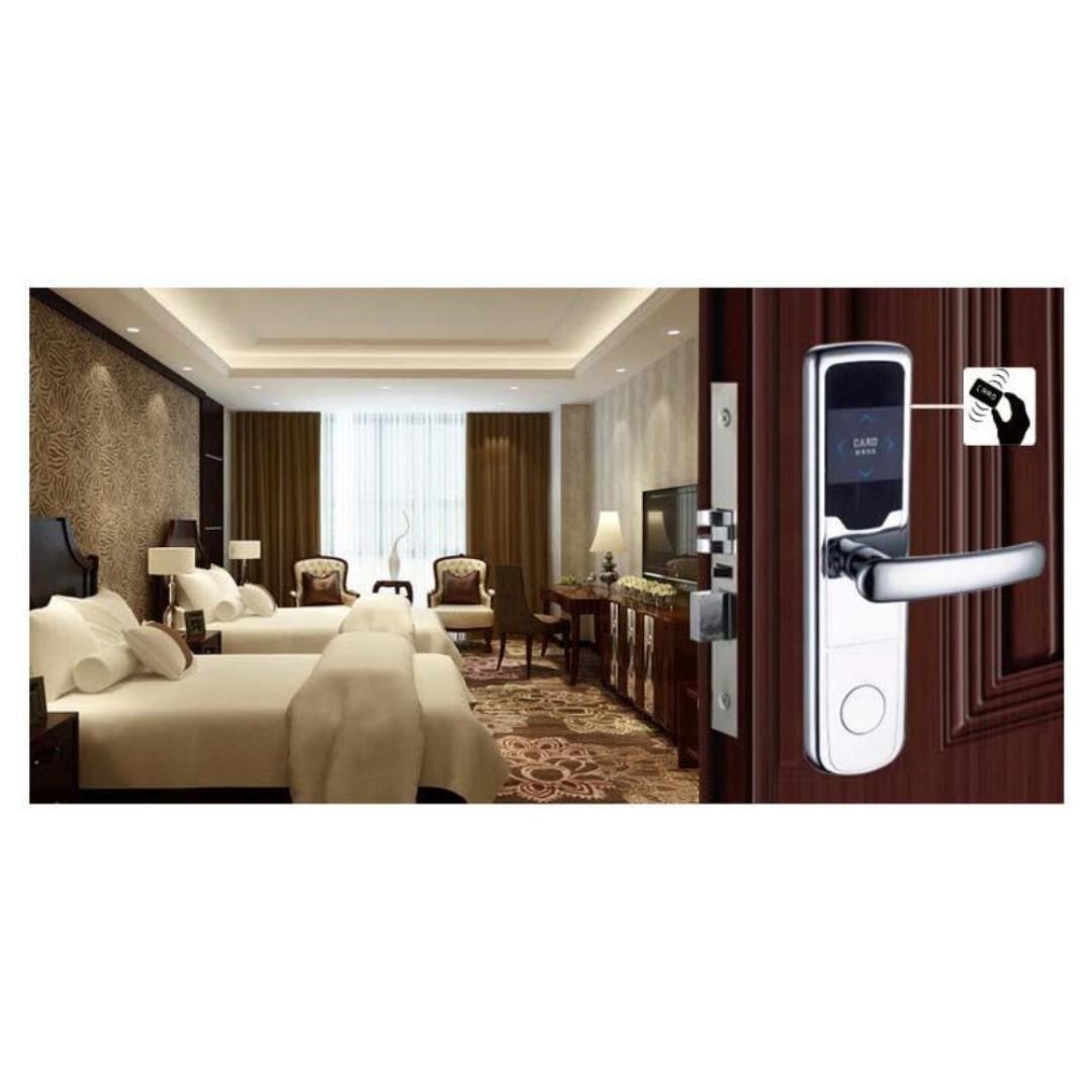 Hotel Resort Condo Sauna Rfid Fingerprint Passcode Door Lock On