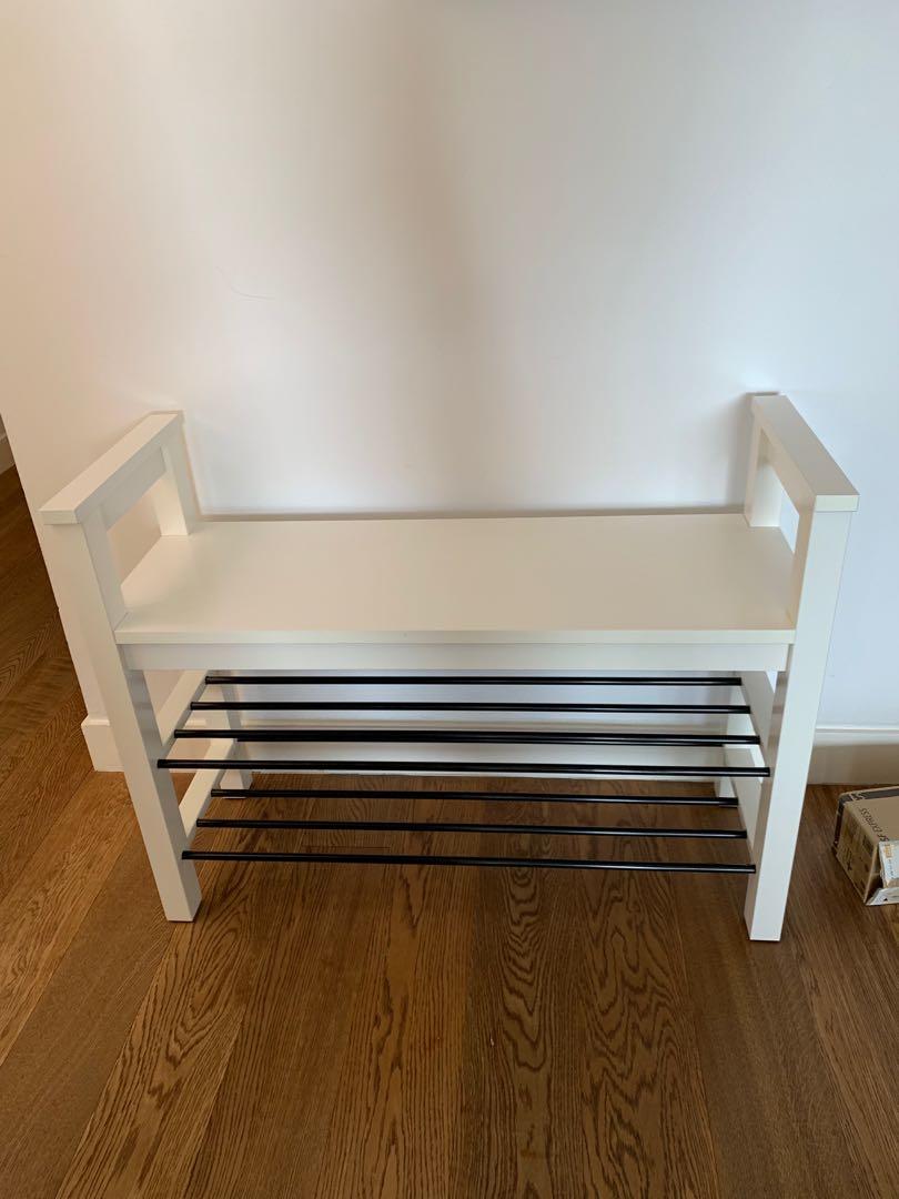 Ikea Hemnes Shoe Bench Home Furniture Furniture On Carousell