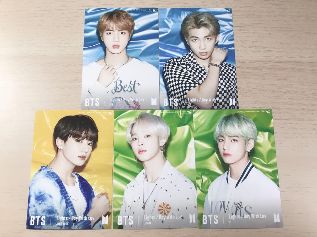 Instock Unsealed Bts Lights Boy With Luv Japan Album Cds