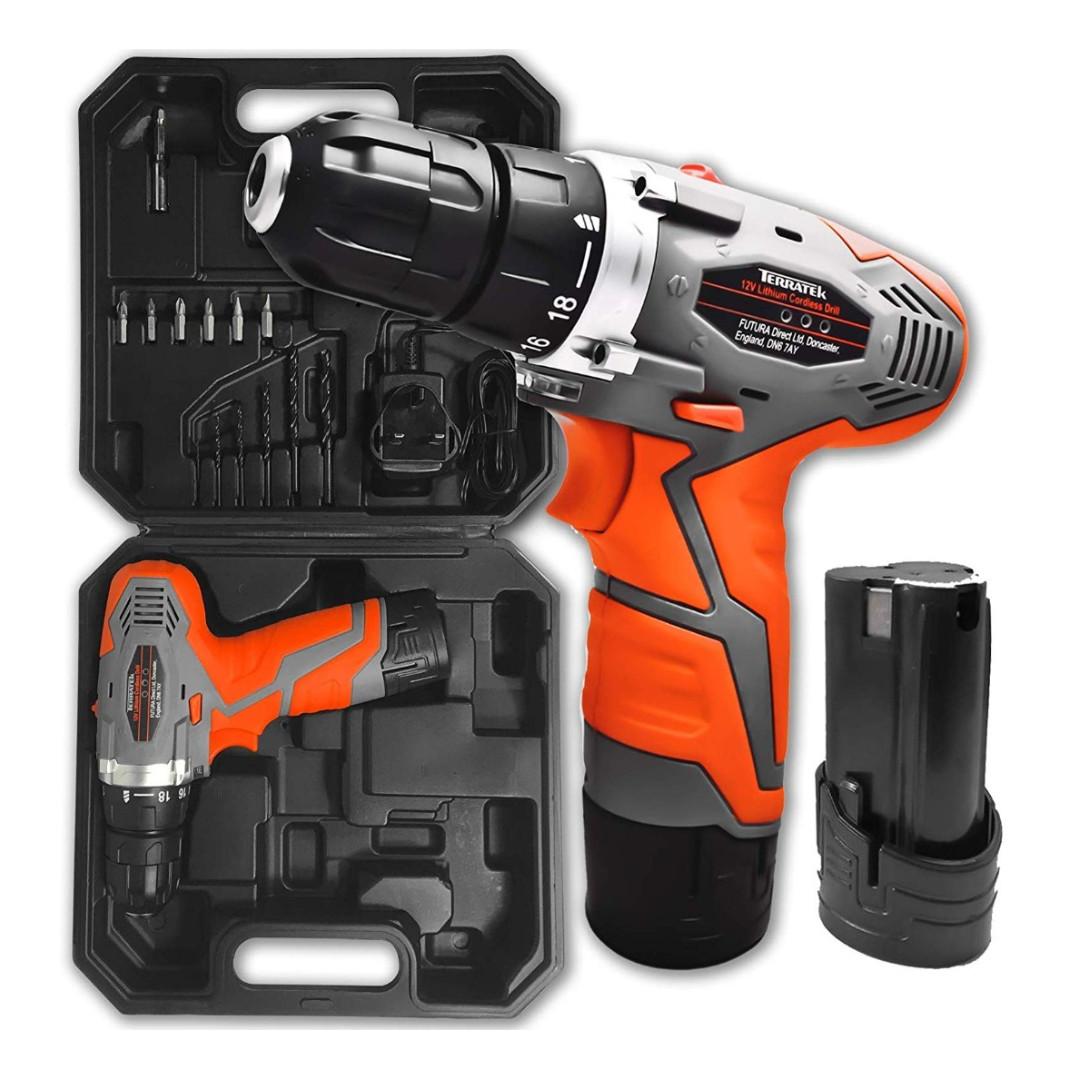 Terratek 13pc cordless drill driver 2025
