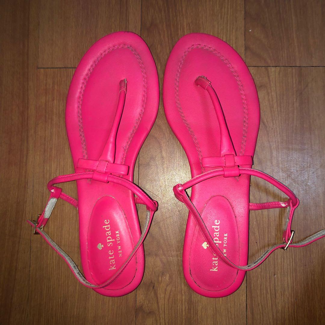 Kate Spade Hot Pink Sandals, Women's 