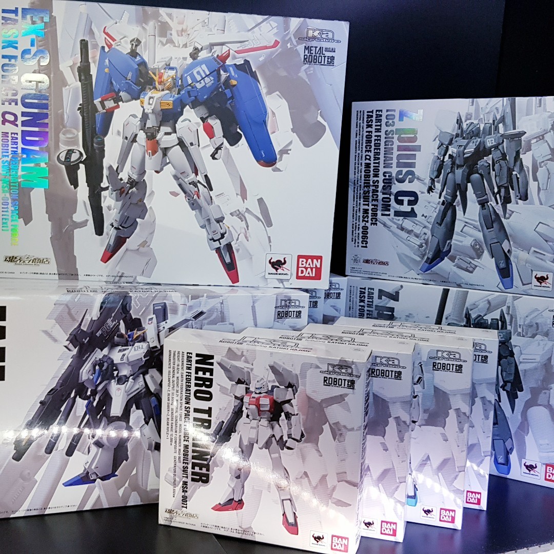 Metal Robot魂Ka signature EX-S GUNDAM + Z PLUS + FAZZ + NERO 高達