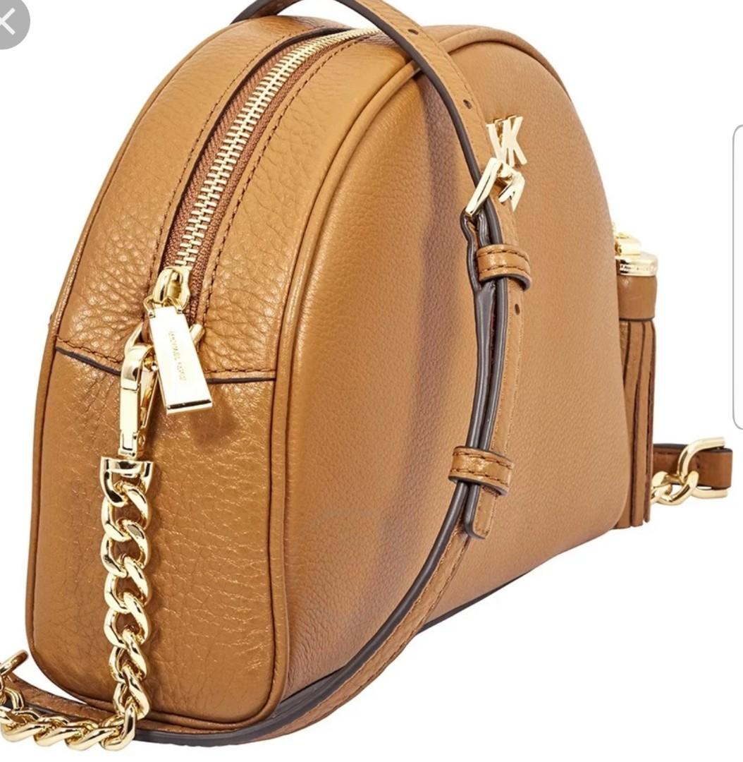 Michael Kors Ginny half moon crossbody bag Acorn