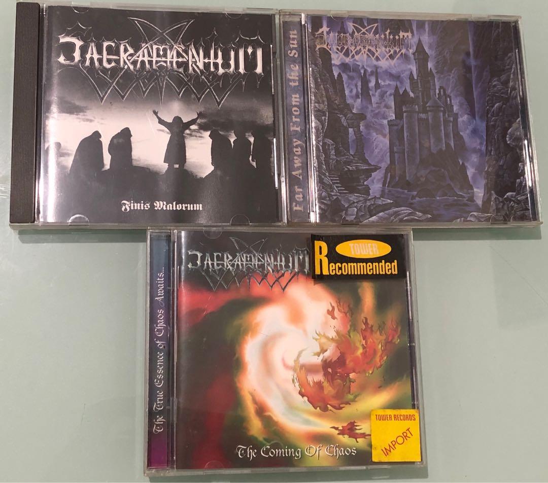 Sacramentum Mork Gryning Thyrane In Aeternum Rare First Press Collection Death Black Metal Cd Music Media Cds Dvds Other Media On Carousell