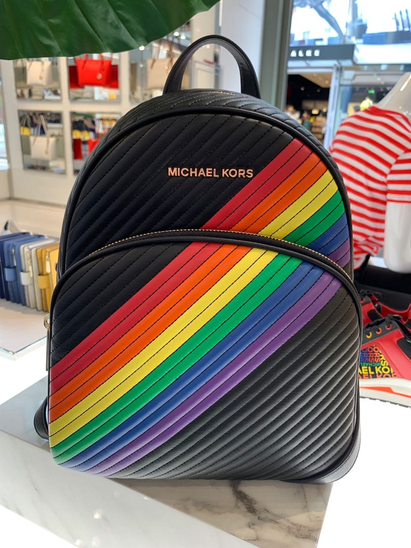 new rainbow design* Michael Kors backpack, Women's Fashion, Bags & Wallets,  Backpacks on Carousell