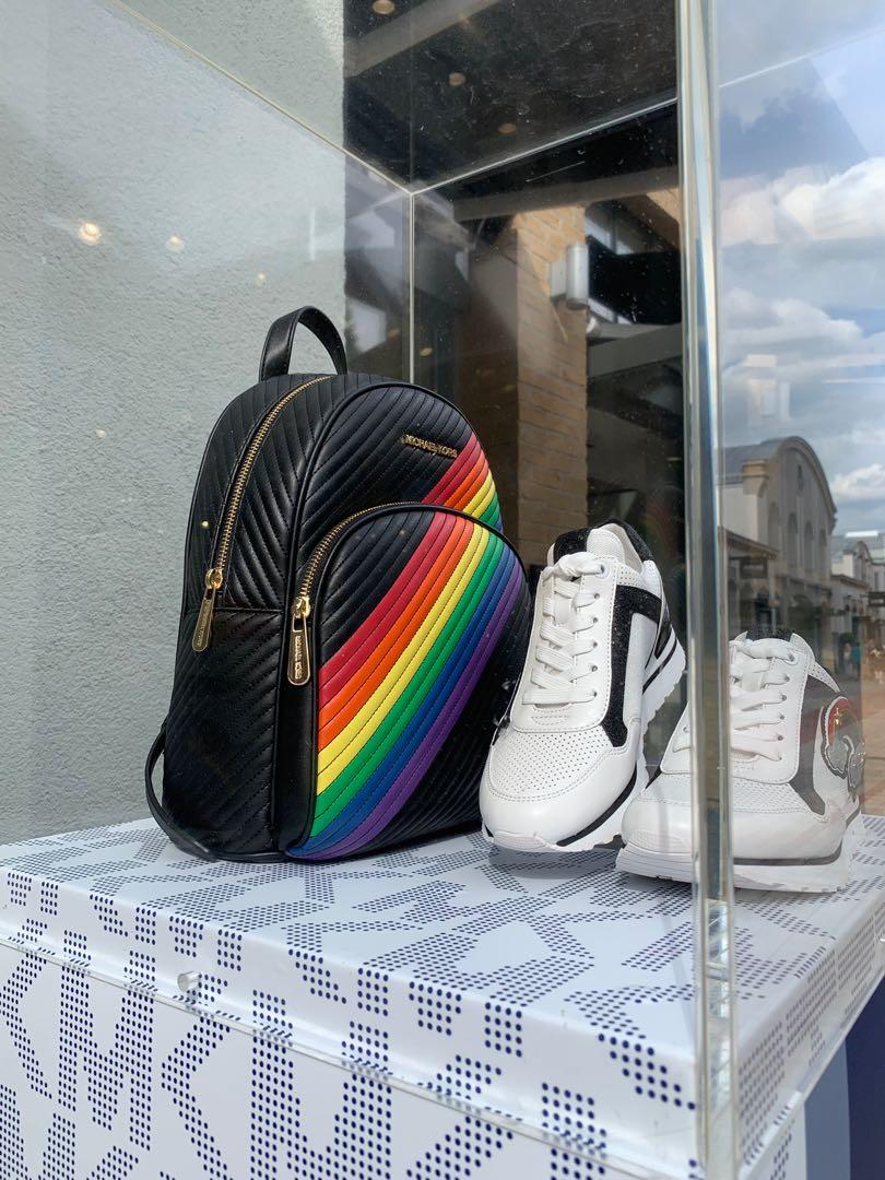 Rainbow michael sales kors backpack
