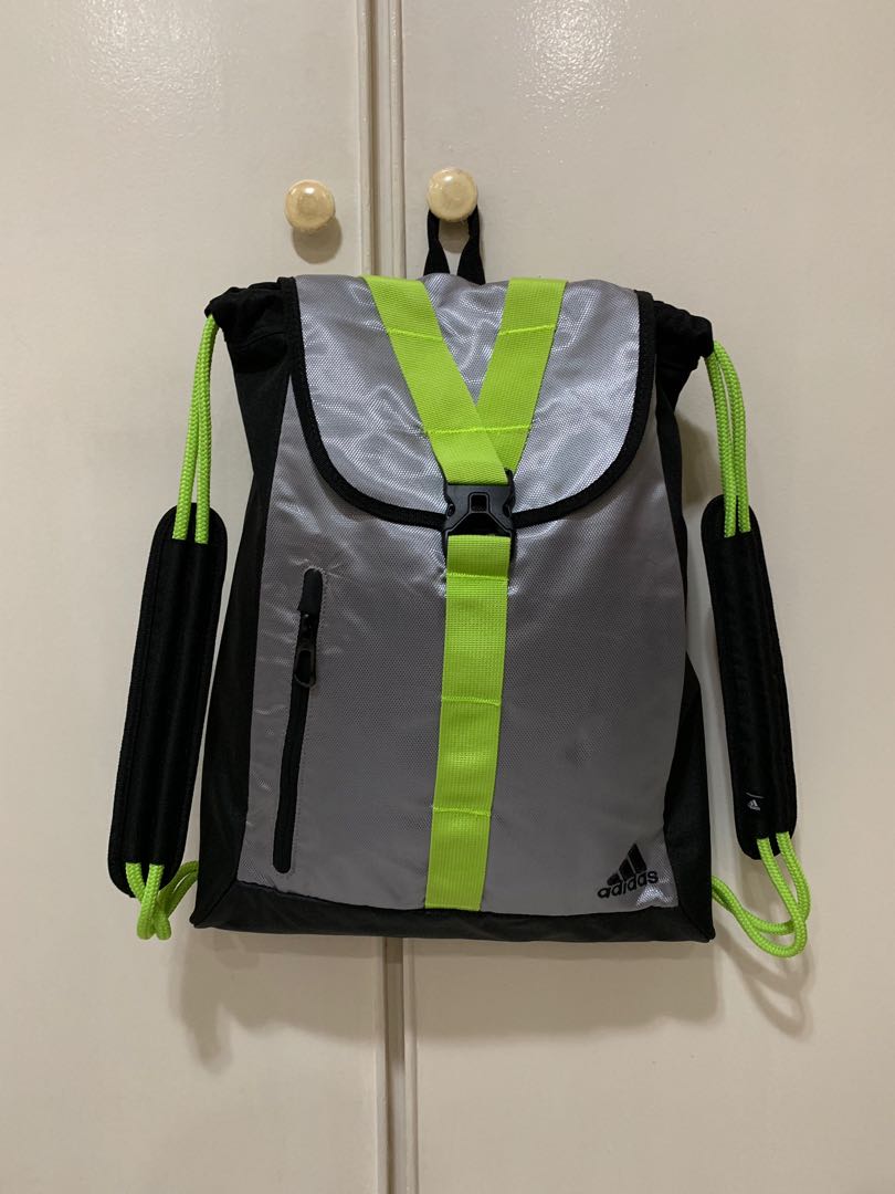 green sports bag