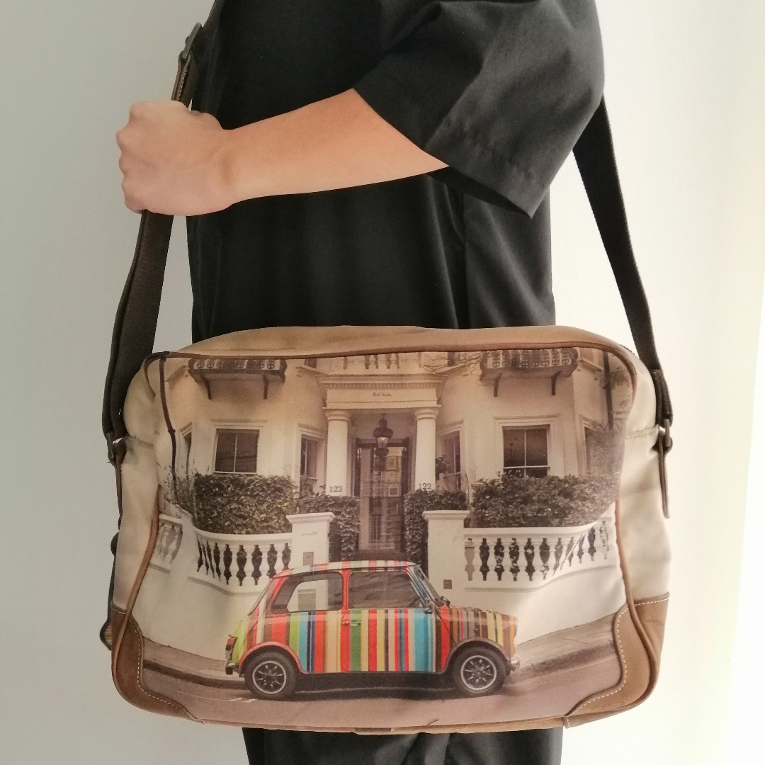 Paul Smith P AU L Smith Mini Cooper Print Shoulder Bag - Stylemyle