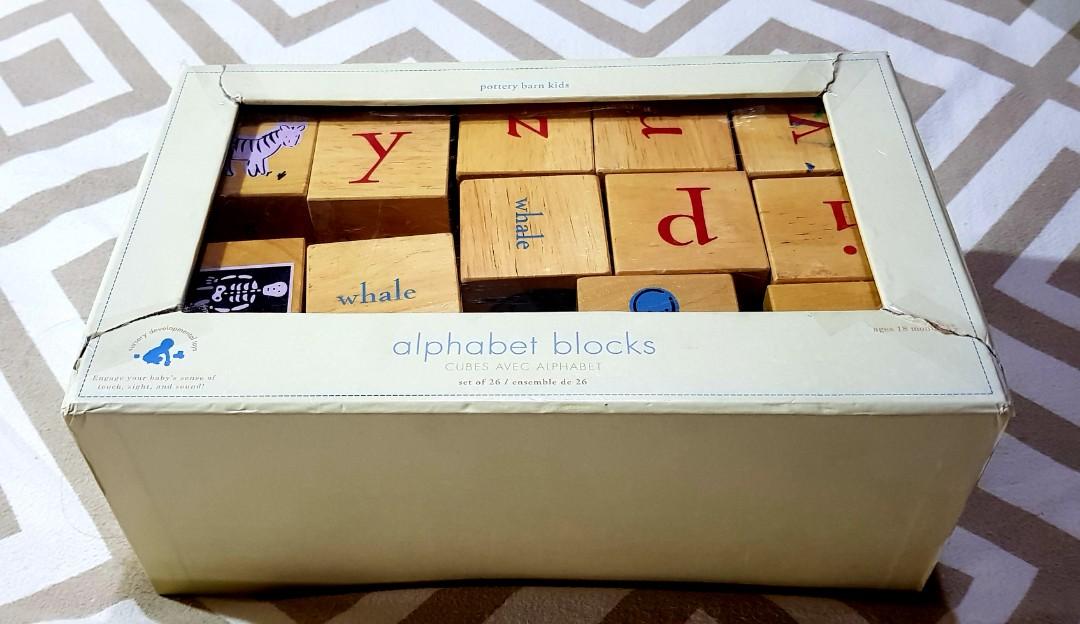 kids wooden block set