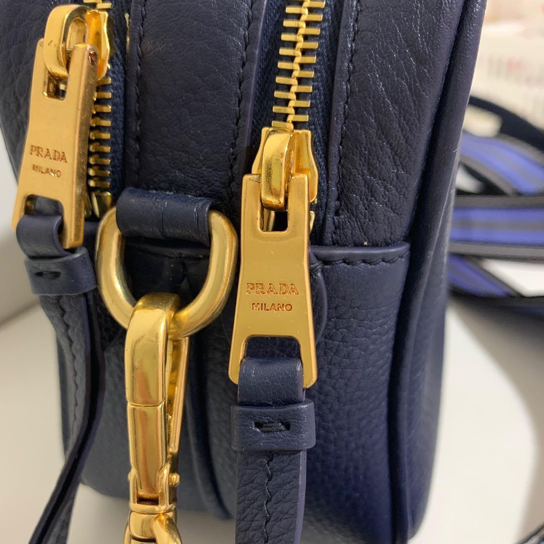 prada double zip sling bag