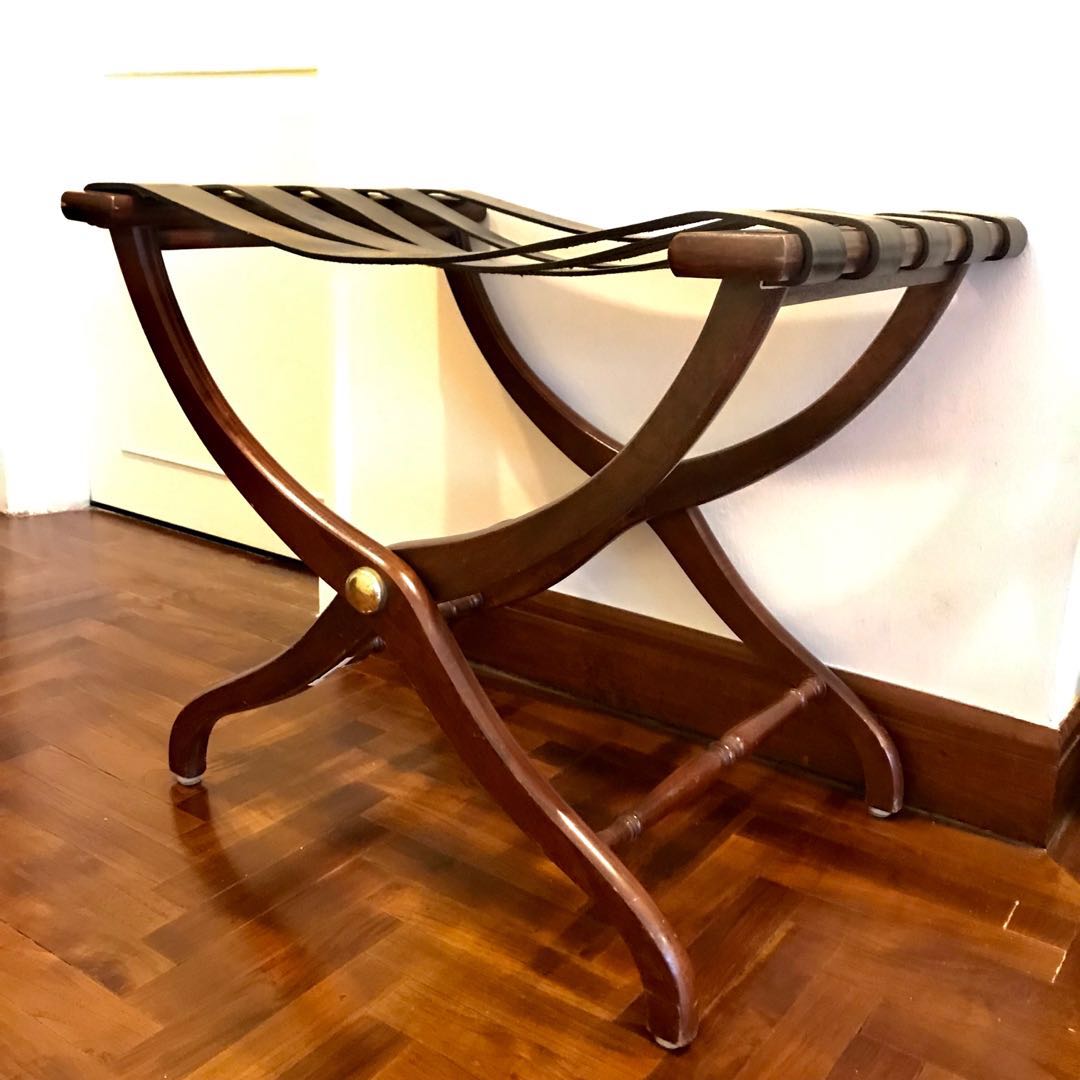Raffles Hotel Luggage Rack, Furniture & Home Living, Kitchenware ...