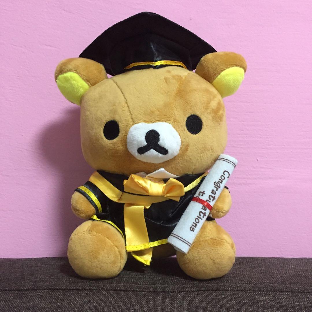 rilakkuma graduation bear