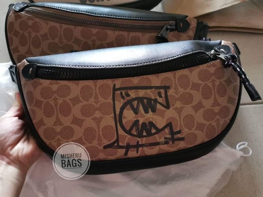Belt bag in signature canvas with rexy by guang yu deals
