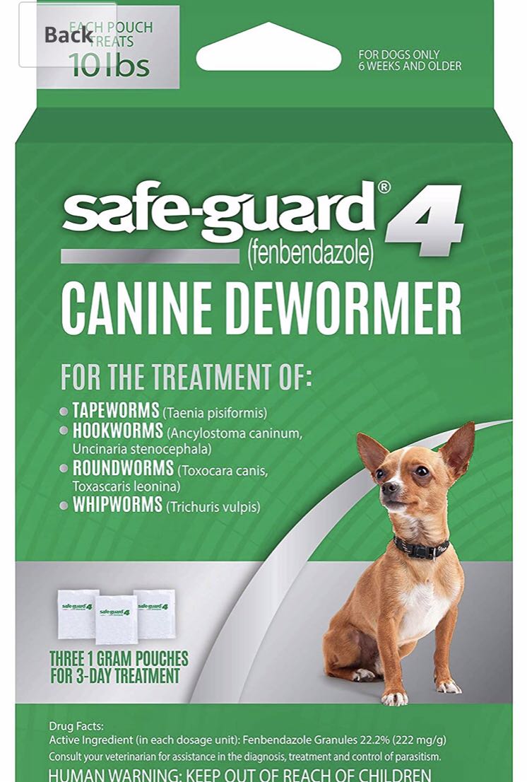 SafeGuard 4 Fenbendazole Dog Dewormer, Pet Supplies, Homes & Other Pet Accessories on Carousell