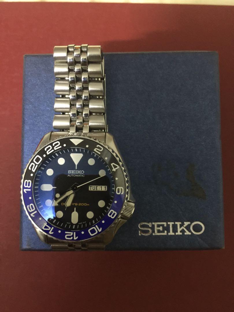 seiko skx batman mod