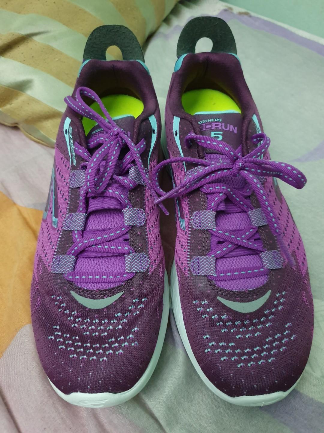 Skechers go run 5 2025 purple