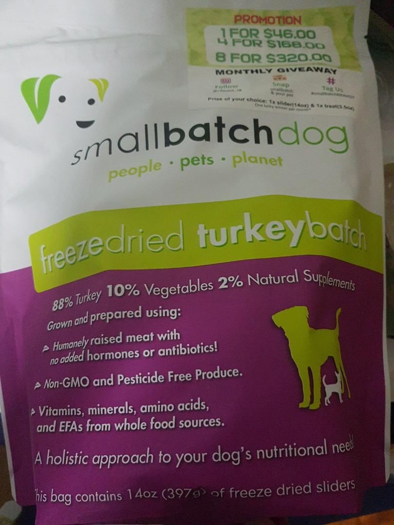 Smallbatch Turkey Freeze Dried Pet Supplies For Dogs Dog Food