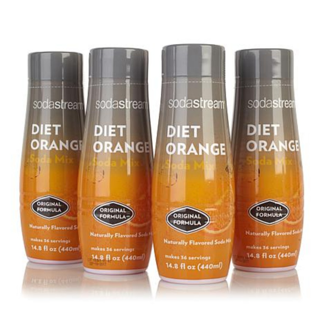 Sodastream Diet Orange Soda Mix (440ml), Food & Drinks, Beverages on