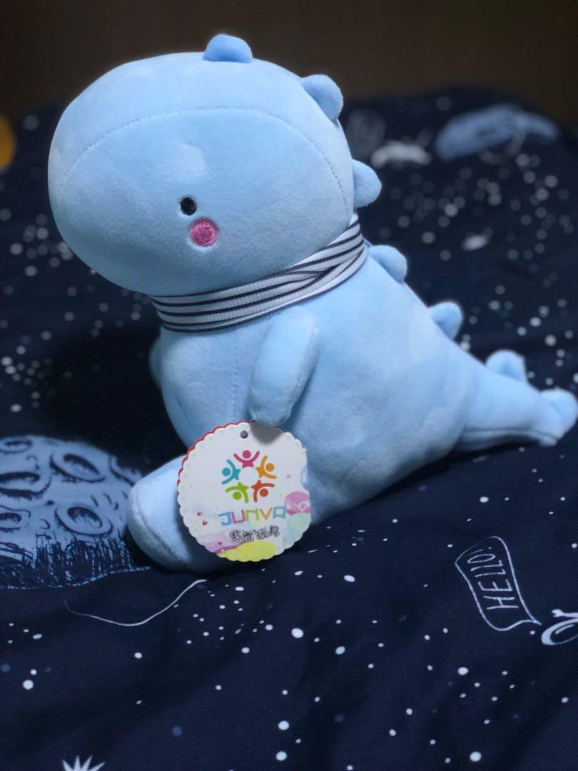 blue dinosaur teddy
