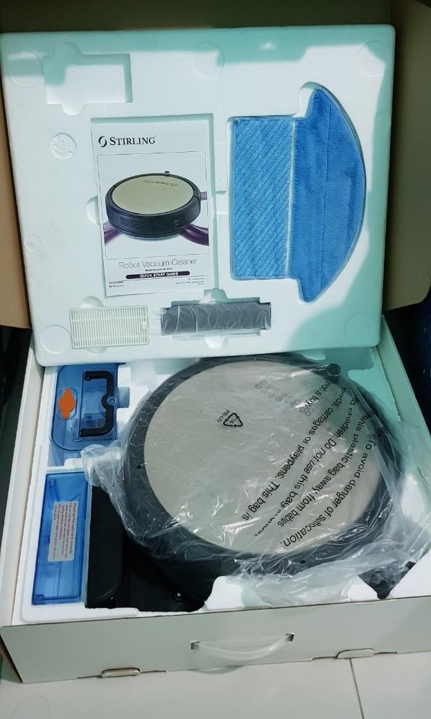 Stirling Robot Vacuum Cleaner, Furniture & Home Living, Cleaning & Homecare Supplies, Cleaning