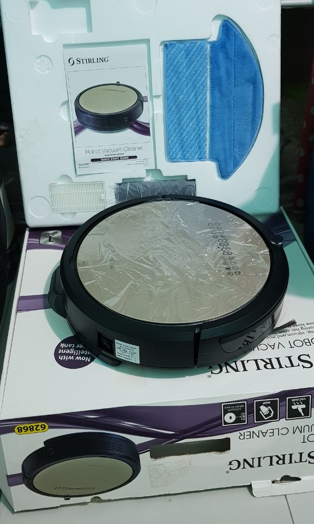 Stirling Robot Vacuum Cleaner, Furniture & Home Living, Cleaning
