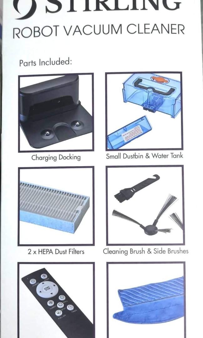 Stirling Robot Vacuum Cleaner, Furniture & Home Living, Cleaning