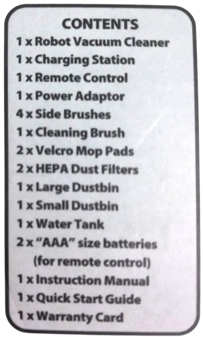 Stirling Robot Vacuum Cleaner, Furniture & Home Living, Cleaning