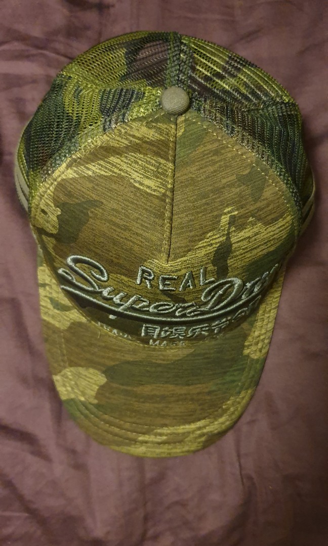 superdry camo cap